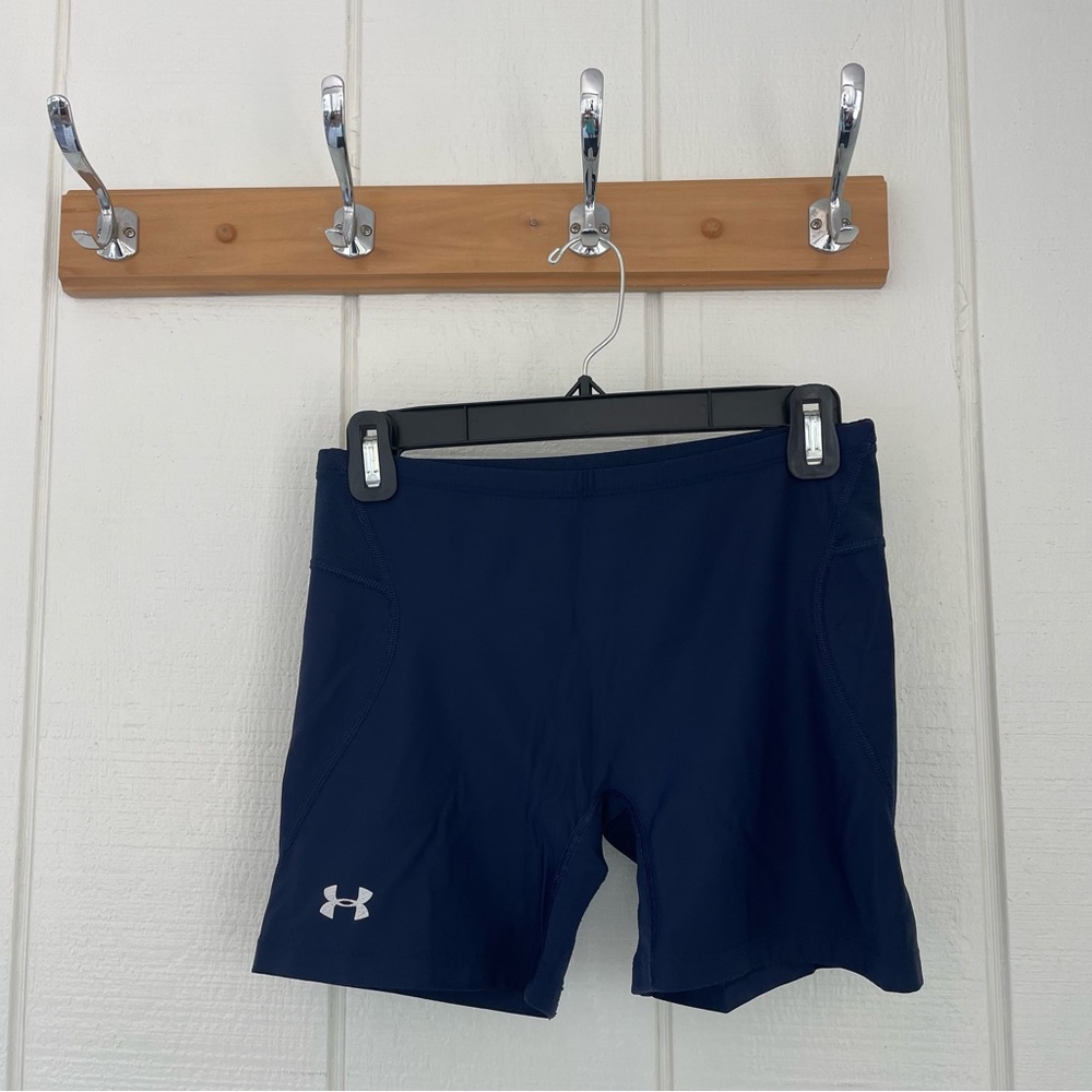 Under Armour Navy Blue Bike Shorts